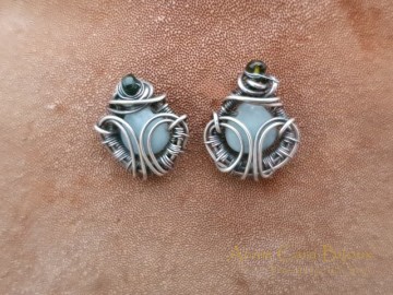 Silverfilled met Toermalijn en Amazoniet